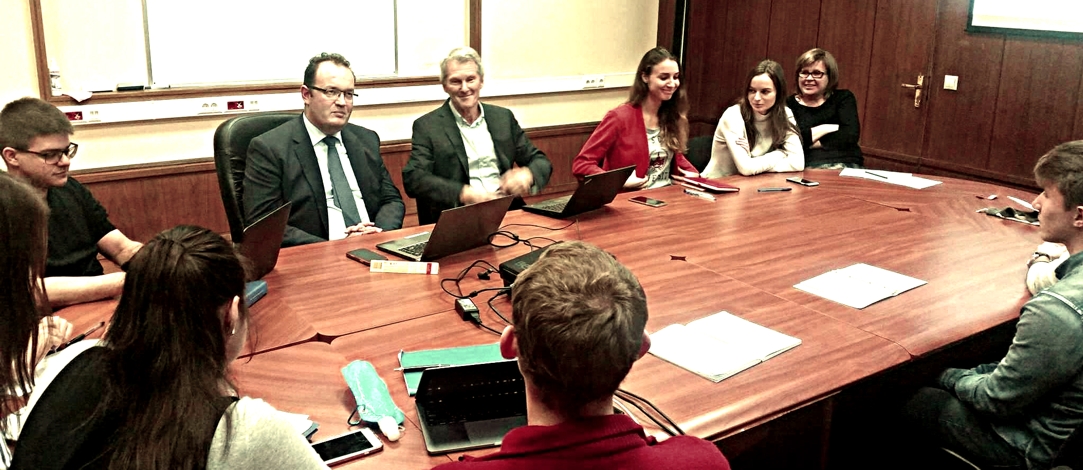 Встреча Коэна Бердена со студентами магистратуры «Международная торговая политика»